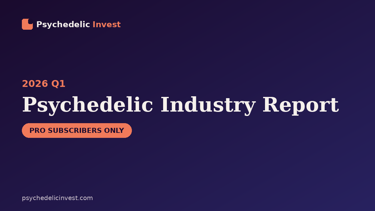 2026 Q1 Psychedelic Industry Report